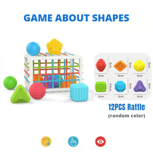 NNEOBA Colorful Shape Blocks Sorting Game