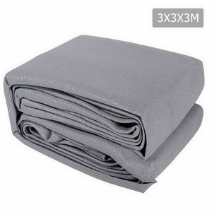 NNEDSZ 3 x 3 x 3m Triangle Shade Sail Cloth - Grey