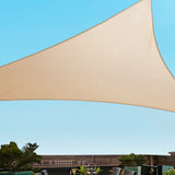 NNEDSZ 3 x 3 x 3m Triangle Shade Sail Cloth - Sand Beige