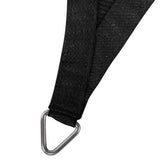 NNEDSZ 5 x 7m Rectangle Shade Sail Cloth - Black