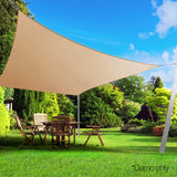 NNEDSZ 6 x 7m Rectangle Shade Sail Cloth - Sand Beige