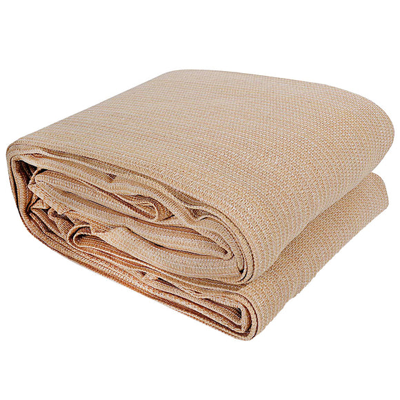 NNEDSZ Sun Shade Sail Cloth Shadecloth Rectangle Canopy Sand 280gsm 2x4m