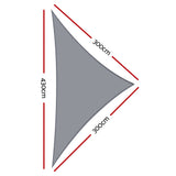 NNEDSZ Sun Shade Sail Cloth Shadecloth Right Rectangle Canopy 280gsm 3x3x4.3m