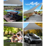 NNEDSZ Sun Shade Sail Cloth Shadecloth Right Rectangle Canopy 280gsm 3x3x4.3m
