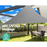 NNEDSZ Sun Shade Sail Cloth Shadecloth Rectangle Canopy 280gsm 4x4x5.7m