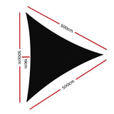 NNEDSZ Sun Shade Sail Cloth Shadecloth Outdoor Canopy Triangle 280gsm 5x5x5m
