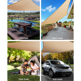 NNEDSZ Sun Shade Sail Cloth Shadecloth Rectangle Heavy Duty Sand Canopy 3x4m