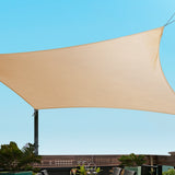 NNEDSZ Sun Shade Sail Cloth Shadecloth Rectangle Heavy Duty Sand Canopy 3x4m