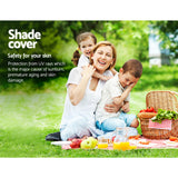 NNEDSZ 4x6m Shade Sail Sun Shadecloth 280gsm Black