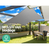 NNEDSZ Sun Shade Sail Cloth Shadecloth Outdoor Canopy Rectangle 280gsm 4x6m