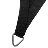 NNEDSZ Sun Shade Sail Canopy Triangle 280gsm 5x5x5m Black