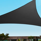NNEDSZ Sun Shade Sail Canopy Triangle 280gsm 5x5x5m Black