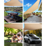 NNEDSZ 3 x 4m Waterproof Rectangle Shade Sail Cloth - Sand Beige