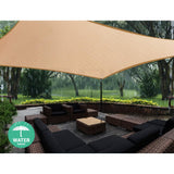 NNEDSZ 3 x 4m Waterproof Rectangle Shade Sail Cloth - Sand Beige