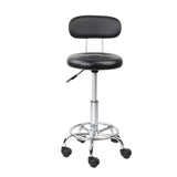 NNEDSZ 2X Salon Stool Swivel Backrest Chair Barber Hairdressing Hydraulic Height