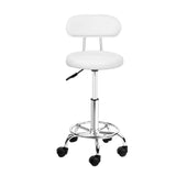 NNEDSZ 2X Saddle Salon Stool Swivel Backrest Chair Barber Chair Hydraulic Lift