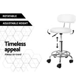NNEDSZ 2X Saddle Salon Stool Swivel Backrest Chair Barber Chair Hydraulic Lift
