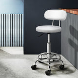 NNEDSZ 2X Saddle Salon Stool Swivel Backrest Chair Barber Chair Hydraulic Lift