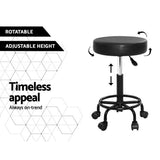 NNEDSZ Round Salon Stool Stools Black Swivel Barber Hair Hydraulic Chairs Lift