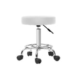 NNEDSZ 2X Salon Stool Swivel Round Barber Hair Bar Stools Hydraulic Lift White