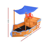 NNEDSZ Boat Sand Pit With Canopy