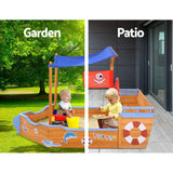 NNEDSZ Boat Sand Pit With Canopy