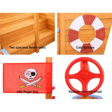 NNEDSZ Boat Sand Pit With Canopy