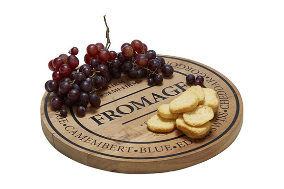 NNEKG Salt & Pepper Fromage Cheese Board Round (28cm)