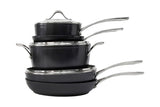 NNEKG Salt & Pepper Tan Ium Cookware Set (5 Pieces)