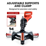 NNEMB 254mm Dual Bevel Sliding Compound Mitre Drop Saw