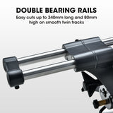 NNEMB 254mm Dual Bevel Sliding Compound Mitre Drop Saw