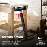 NNEMB Height Adjustable Roller Support Stand-60kg Capacity-Folding