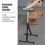 NNEMB Height Adjustable Roller Support Stand-60kg Capacity-Folding
