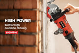 NNEMB 2000W 125mm Wall Chaser and 900W Vacuum Dust Collector Combo-with 4 Diamond Blades