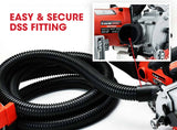 NNEMB 2000W 125mm Wall Chaser and 900W Vacuum Dust Collector Combo-with 4 Diamond Blades