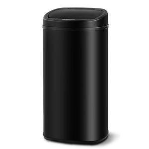 NNEDSZ Motion Sensor Rubbish Bin - Black