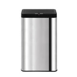 NNEDSZ Stainless Steel Sensor Bin Rubbish Trash Bins Motion Automatic Touch Free 70L