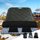 NNEDSZ Sleeping Bag Bags Double Camping Hiking -10°C to 15°C Tent Winter Thermal Grey