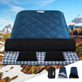NNEDSZ Sleeping Bag Bags Double Camping Hiking -10°C to 15°C Tent Winter Thermal Navy