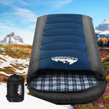 NNEDSZ Sleeping Bag Bags Single Camping Hiking -20°C to 10°C Tent Winter Thermal Navy