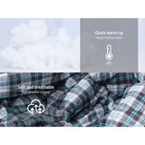 NNEDSZ Sleeping Bag Single Camping Hiking Winter Thermal Grey