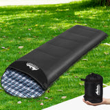 NNEDSZ Sleeping Bag Single Camping Hiking Winter Thermal Grey
