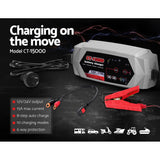 NNEDSZ Battery Charger 15A 12V 24V Automatic SLA AGM Car Truck Boat Motorcycle Caravan