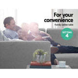 NNEDSZ 4 Seater Sofa Set Bed Modular Lounge Chair Chaise Suite Fabric
