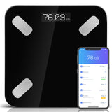 NNEDSZ Electronic Digital Bathroom Body Fat Scale Scales Bluetooth 180KG BMI