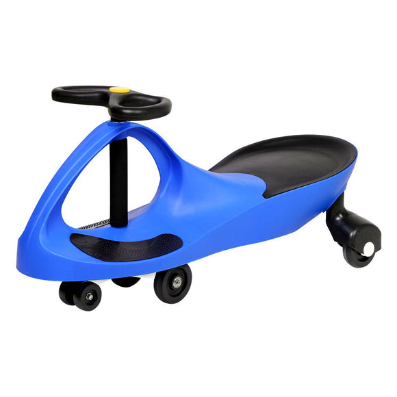 NNEDSZ Kids Ride On Swing Car - Blue