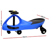 NNEDSZ Kids Ride On Swing Car - Blue