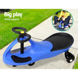NNEDSZ Kids Ride On Swing Car - Blue