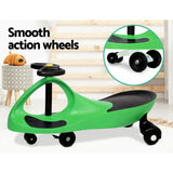 NNEDSZ Kids Ride On Swing Car  -Green