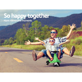 NNEDSZ Kids Ride On Swing Car  -Green